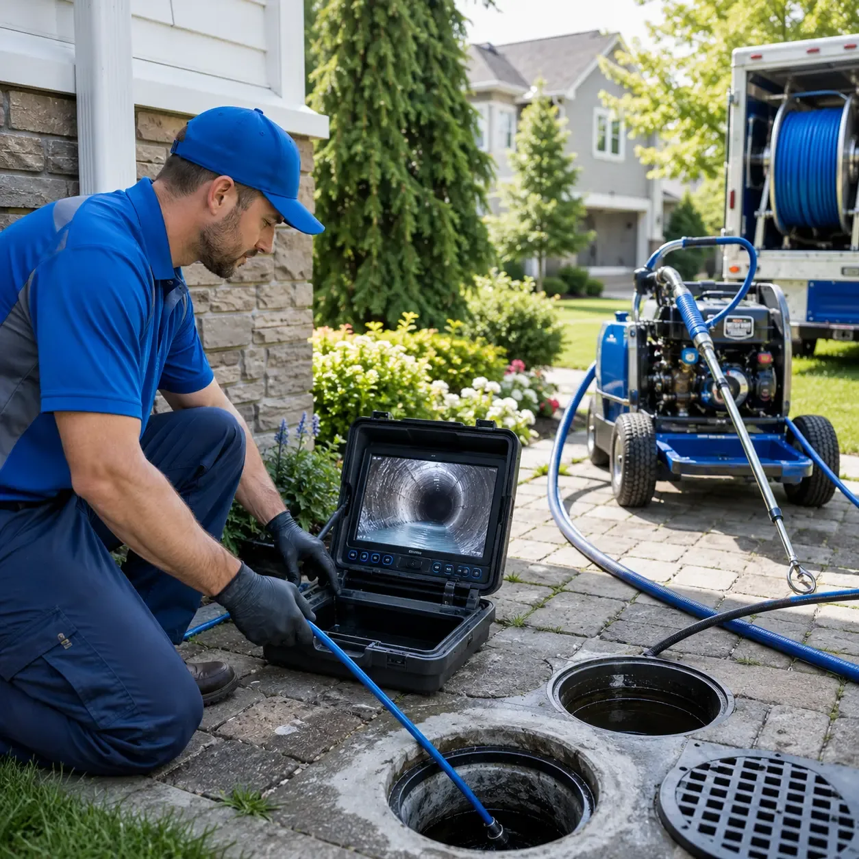 Outdoor drain cleaning professionals serving Frederica, DE